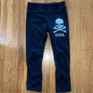 Black Lululemon x Soulcycle Leggings Size 4